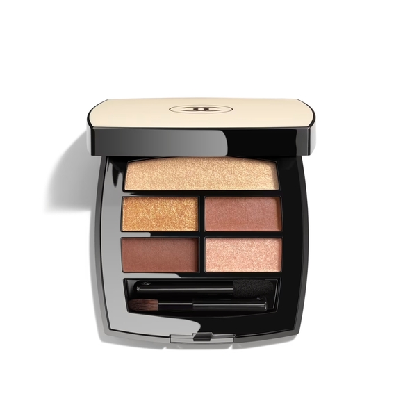 New~ CHANEL LES BEIGES Healthy Glow Natural Eyeshadow Palette~ Golden - Picture 1 of 3